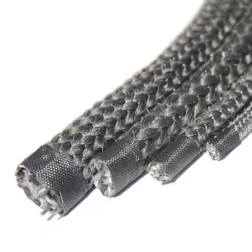 Шнур огнеупорный KramoTop для дверцы камина Ø 6 мм 2,5 м с клеем (29662510) - фото 2