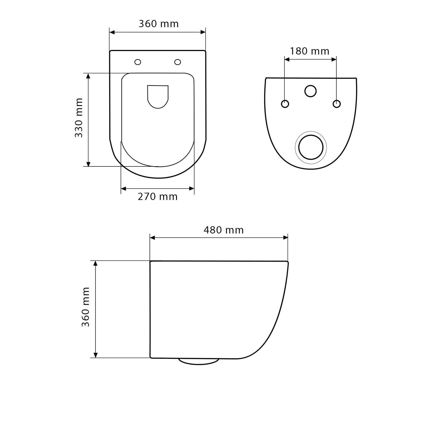 Унитаз подвесной VBI Vulcano Terazzo безобедочный 480x360 мм Белый (RM-VBI-020409) - фото 8 Унитаз подвесной VBI Vulcano Terazzo безобедочный 480x360 мм Белый (RM-VBI-020409) - фото 8