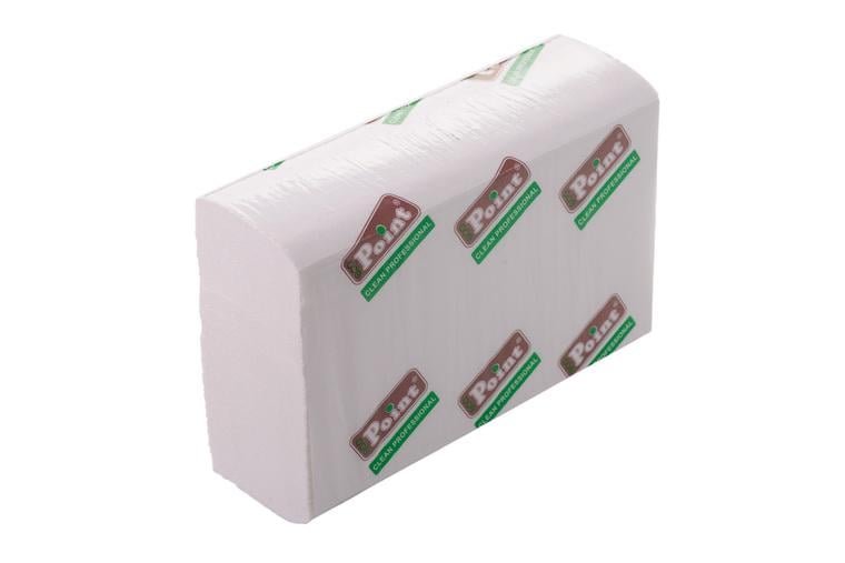 Бумажные полотенца Eco Point ПЛ-ZS-200 двухслойные целлюлоза N укладка 22,5х20,5 см 200 листов