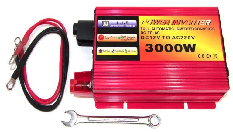 Преобразователь Power Inverter 3000W (DC 12V to AC220V) (000022188)