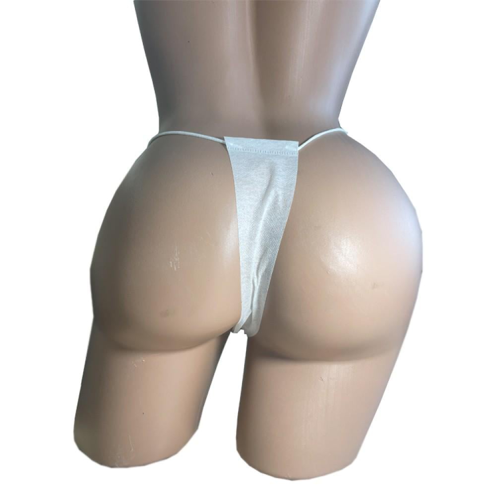 Трусики-стрінги одноразові Monaco Style S/M 50 шт. Білий (88882) - фото 6