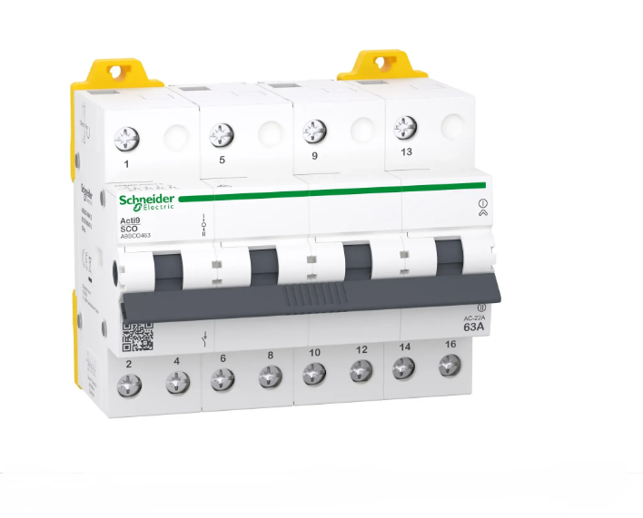 Переключатель резервного ввода Schneider iSSW Acti9 4P 63A 3-позиционный (28365202)