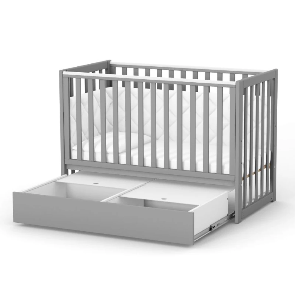 Дитяче ліжечко Veres ЛД 13 120x60 см Графітовий - фото 5