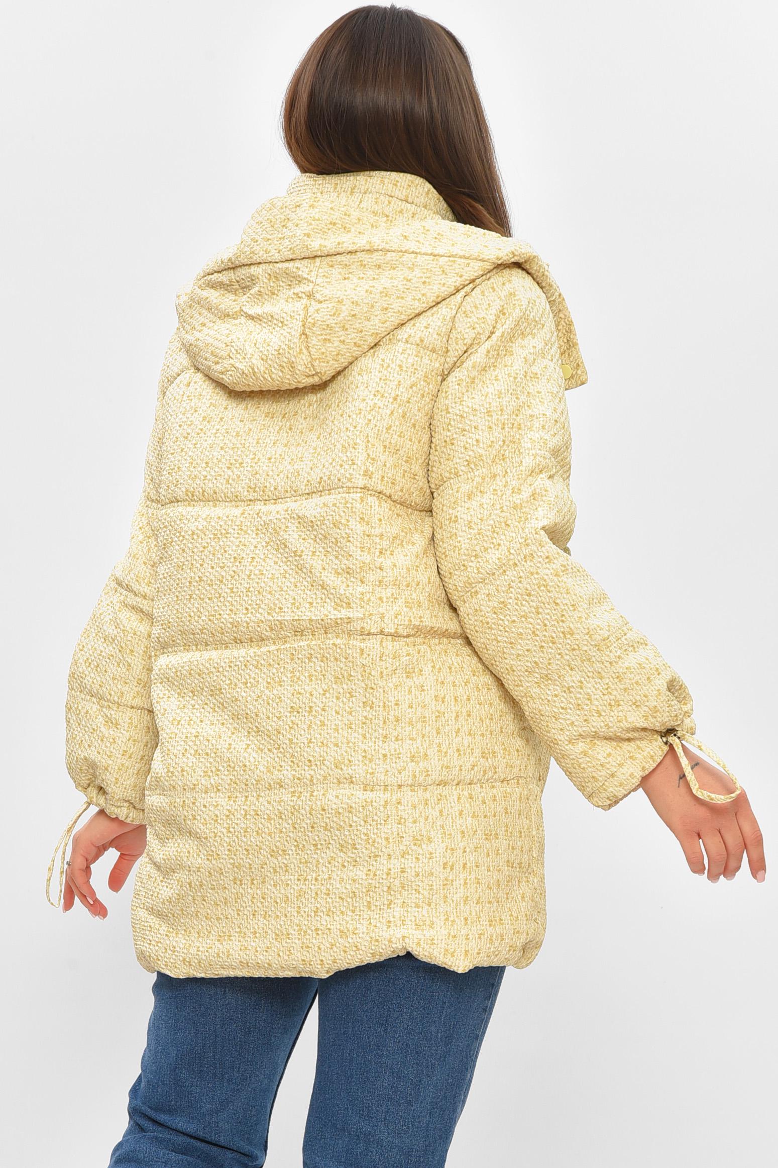 Куртка жіноча демісезонна L Світло-жовтий (206070) - фото 3 Куртка жіноча демісезонна L Світло-жовтий (206070) - фото 3