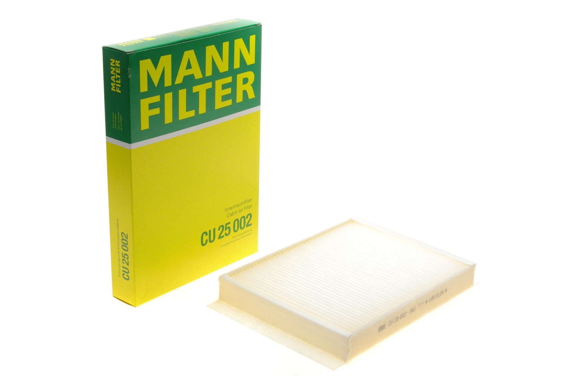 Фильтр салона Mann-Filter для MB C-class W205/E-class W213 14-/G-class W463 18-/M-class W166 11-15/GLE 15-18 (CU 25 002) Фильтр салона Mann-Filter для MB C-class W205/E-class W213 14-/G-class W463 18-/M-class W166 11-15/GLE 15-18 (CU 25 002)