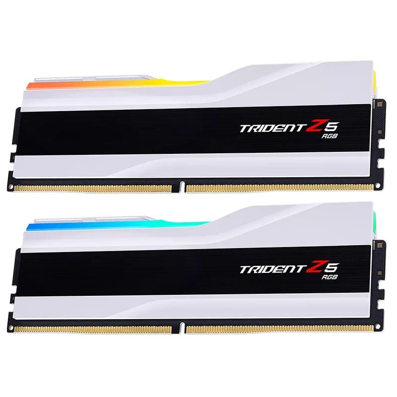 Оперативная память с подсветкой G.Skill Trident Z5 RGB DDR5 32 Гб Kit 6400 МГц White (F5-6400J3239G16GX2-TZ5RW)