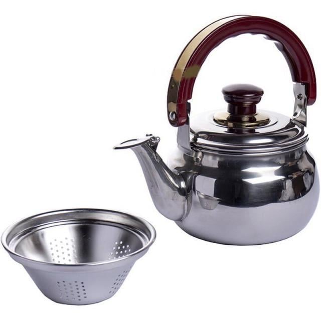 Чайник заварник из нержавеющей стали 1 литр - фото 1 Чайник заварник из нержавеющей стали 1 литр - фото 1
