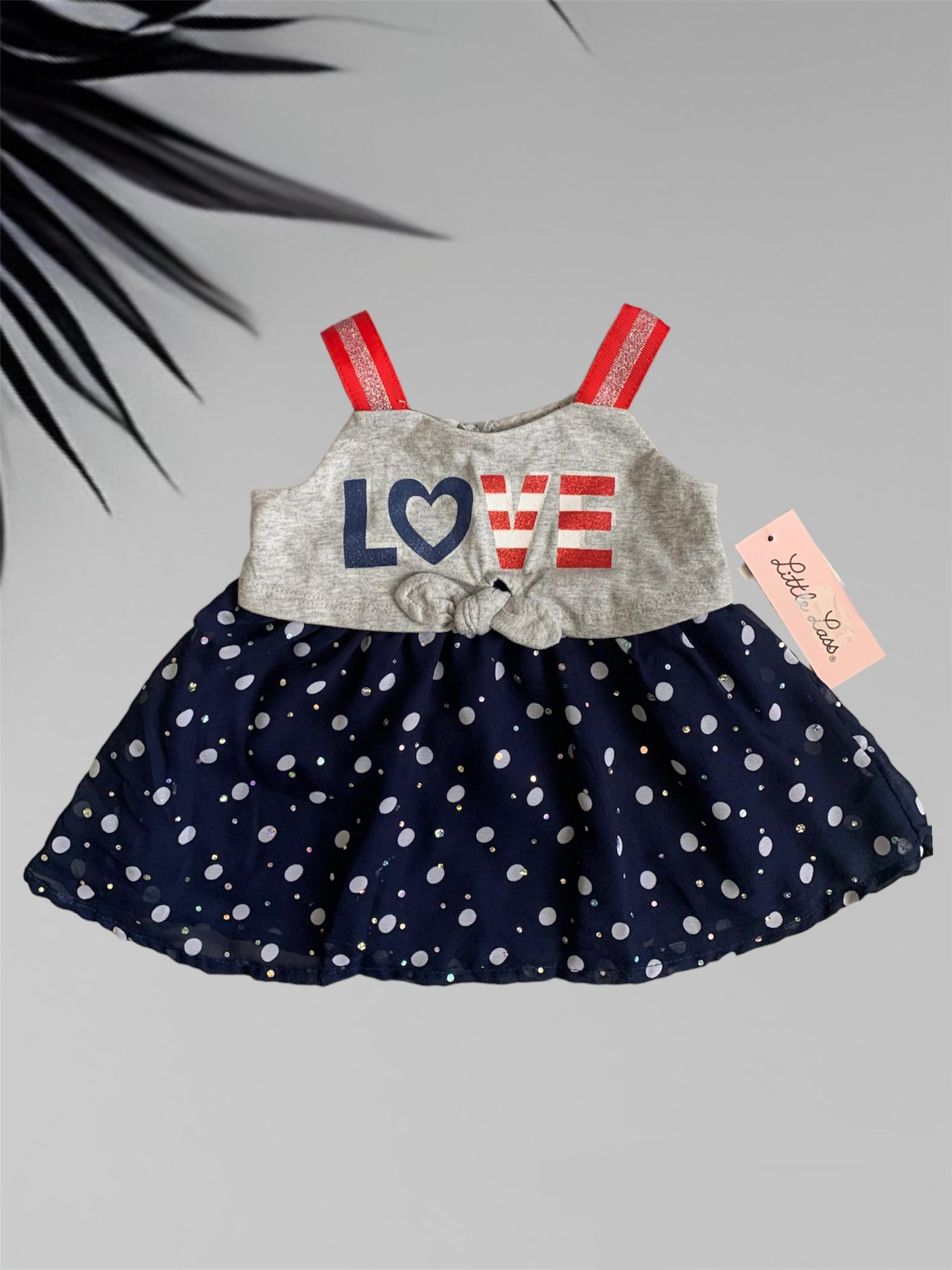 Туника детская Little Lass 12 мес. 74 см Серо-синий (0012464)