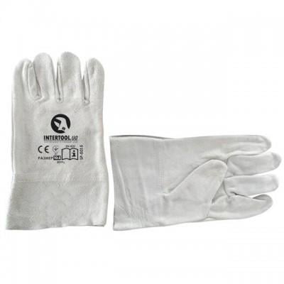 Рукавичка замшева Intertool 10,5 120 пар (SP-0015W)
