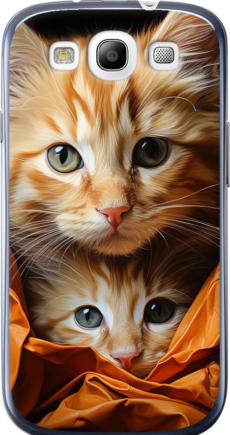 Чехол на Samsung Galaxy S3 Duos I9300i Котики 2 (5664u-50-42517)