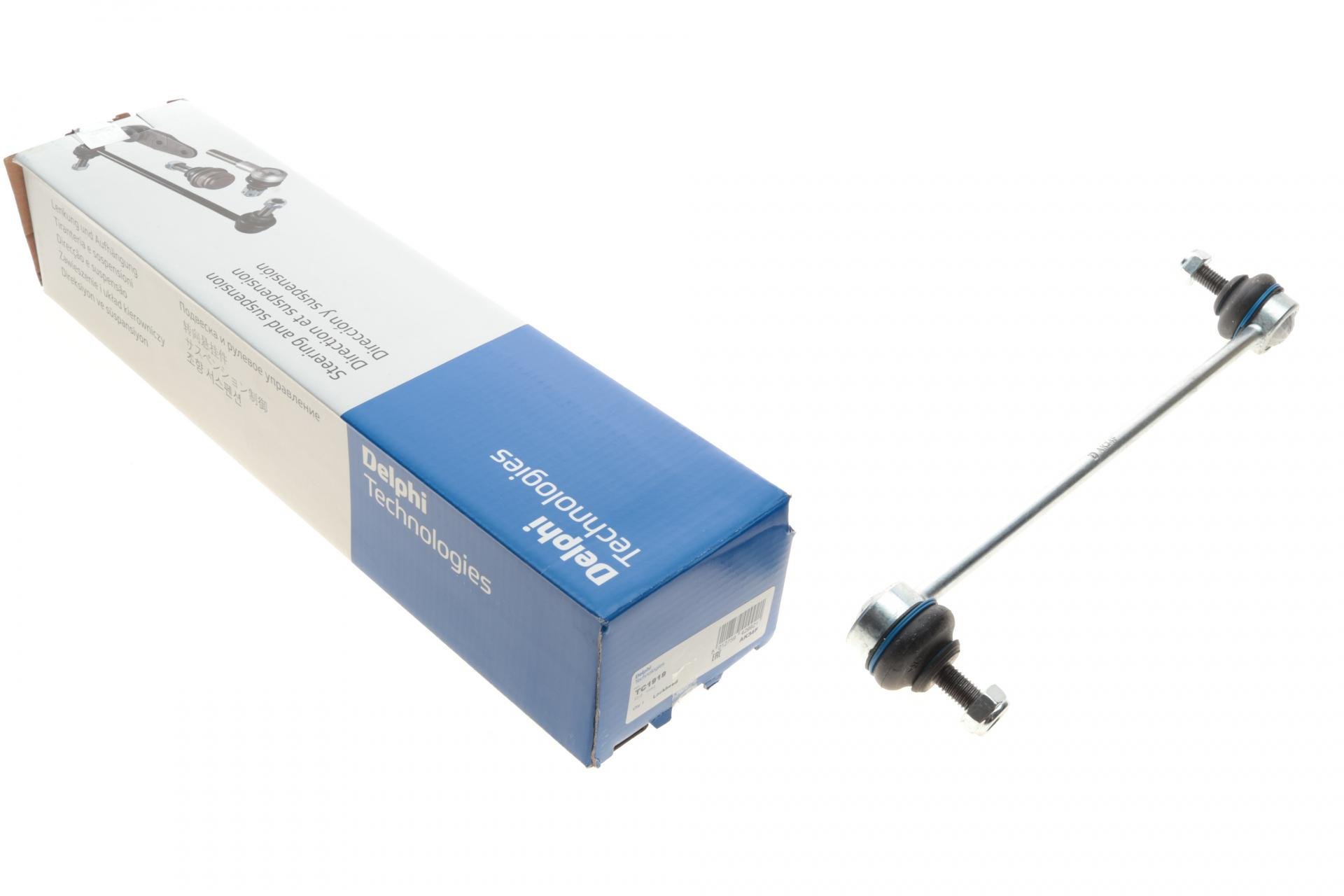 Тяга переднього стабілізатора DELPHI Ford Focus III/Mondeo IV/Volvo XC60 06-L 300 мм (TC1919)