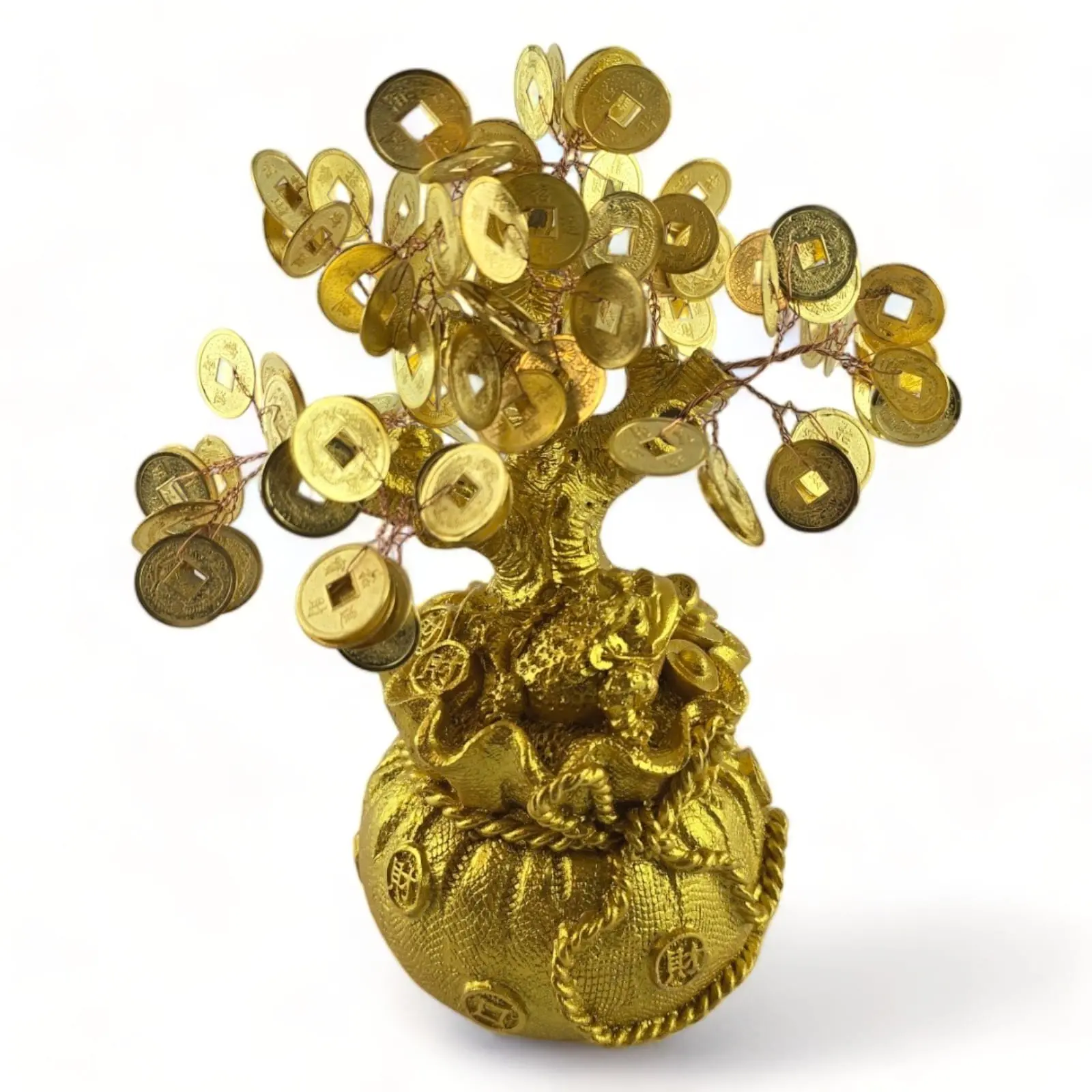 Денежное дерево в мешочке 20х11х11 см (35157)