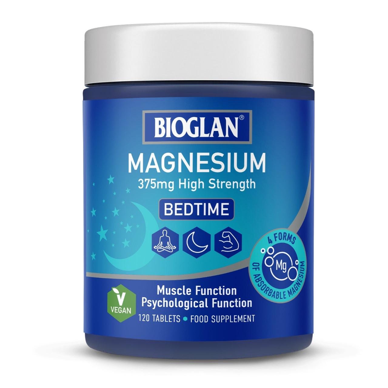 Магний Bioglan Active Magnesium 375 мг 120 таблеток