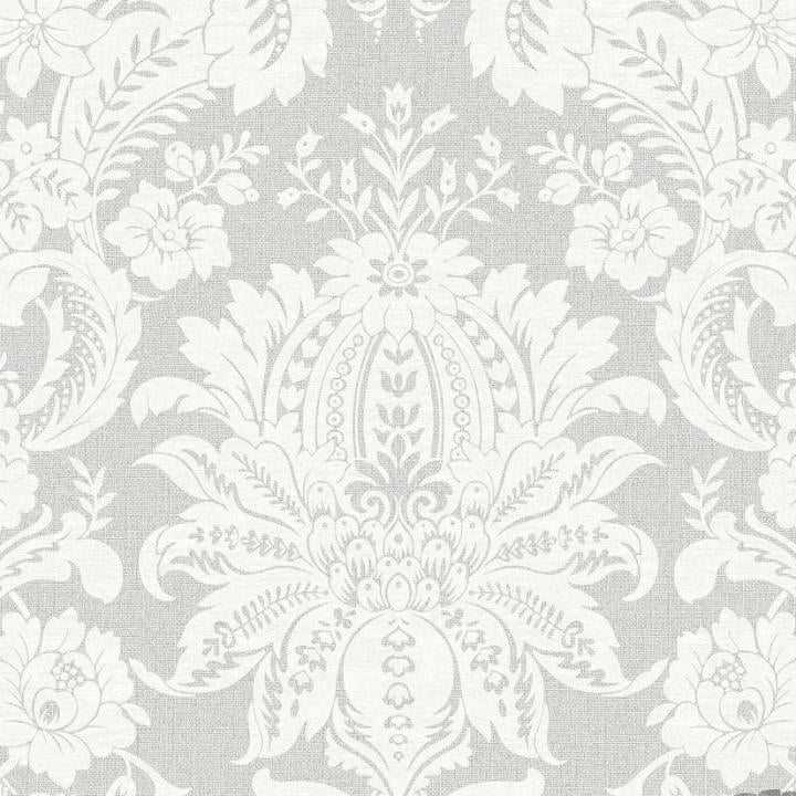 Обои виниловые на флизелиновой основе Graham Brown Empress Серый/Белый (33-373)
