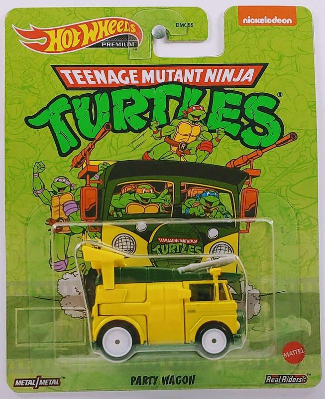 Игрушечная машинка Hot Wheels Premium Party Wagon 2023 Entertainment Teenage Mutant Ninja Turtles (GJR50)