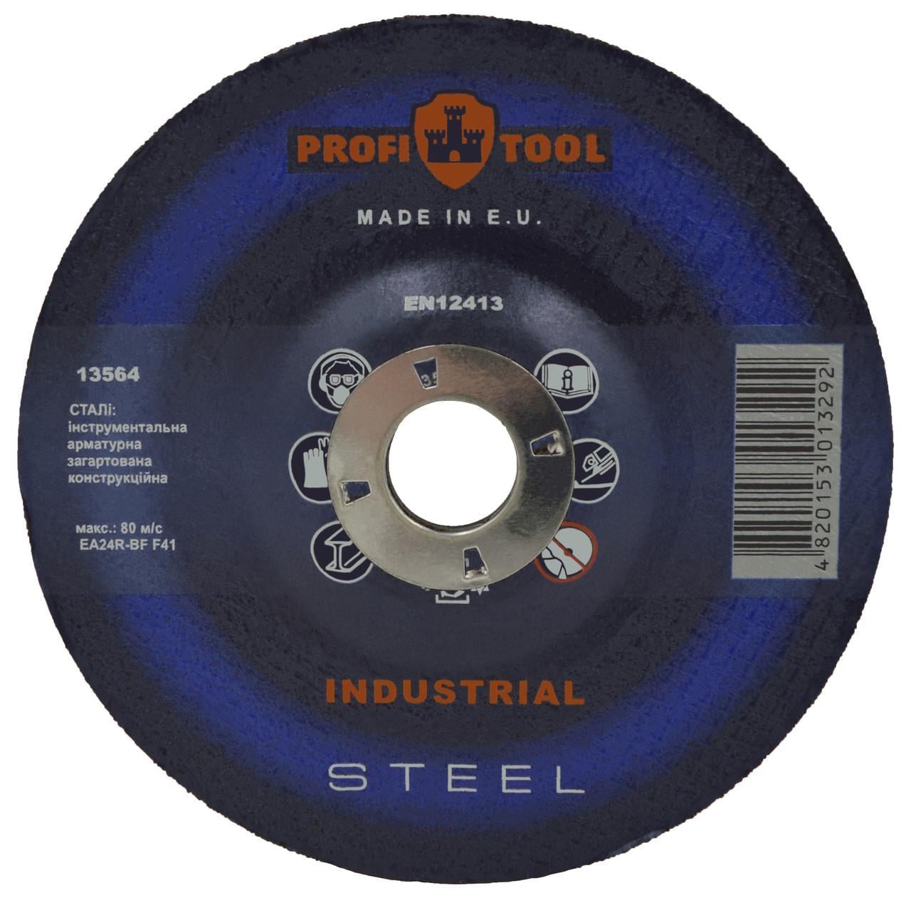 Круг зачисний для металу PROFITOOL INDUSTRIAL 180х6,0х22,2 мм (76008)