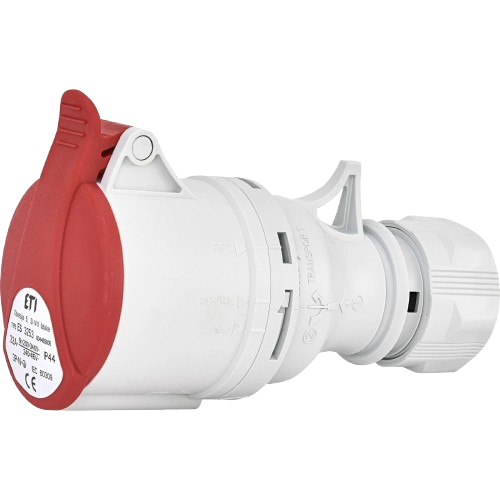 Розетка стационарная наружная ETI ES-3253 IP44 32A 400V 3P+N+PE с заземлением Белый Розетка стационарная наружная ETI ES-3253 IP44 32A 400V 3P+N+PE с заземлением Белый