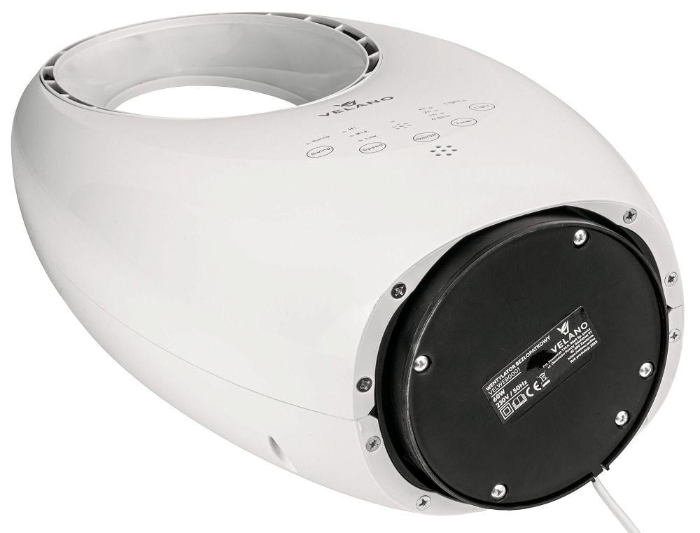 Вентилятор безлопатевий Velano з LED підсвічуванням поворотний - фото 9 Вентилятор безлопатевий Velano з LED підсвічуванням поворотний - фото 9