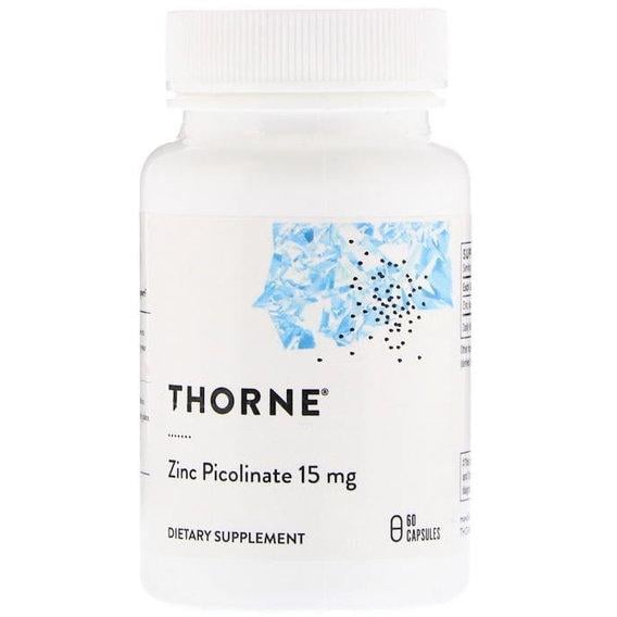 Микроэлемент Цинк Thorne Research Zinc Picolinate 15 мг 60 Caps