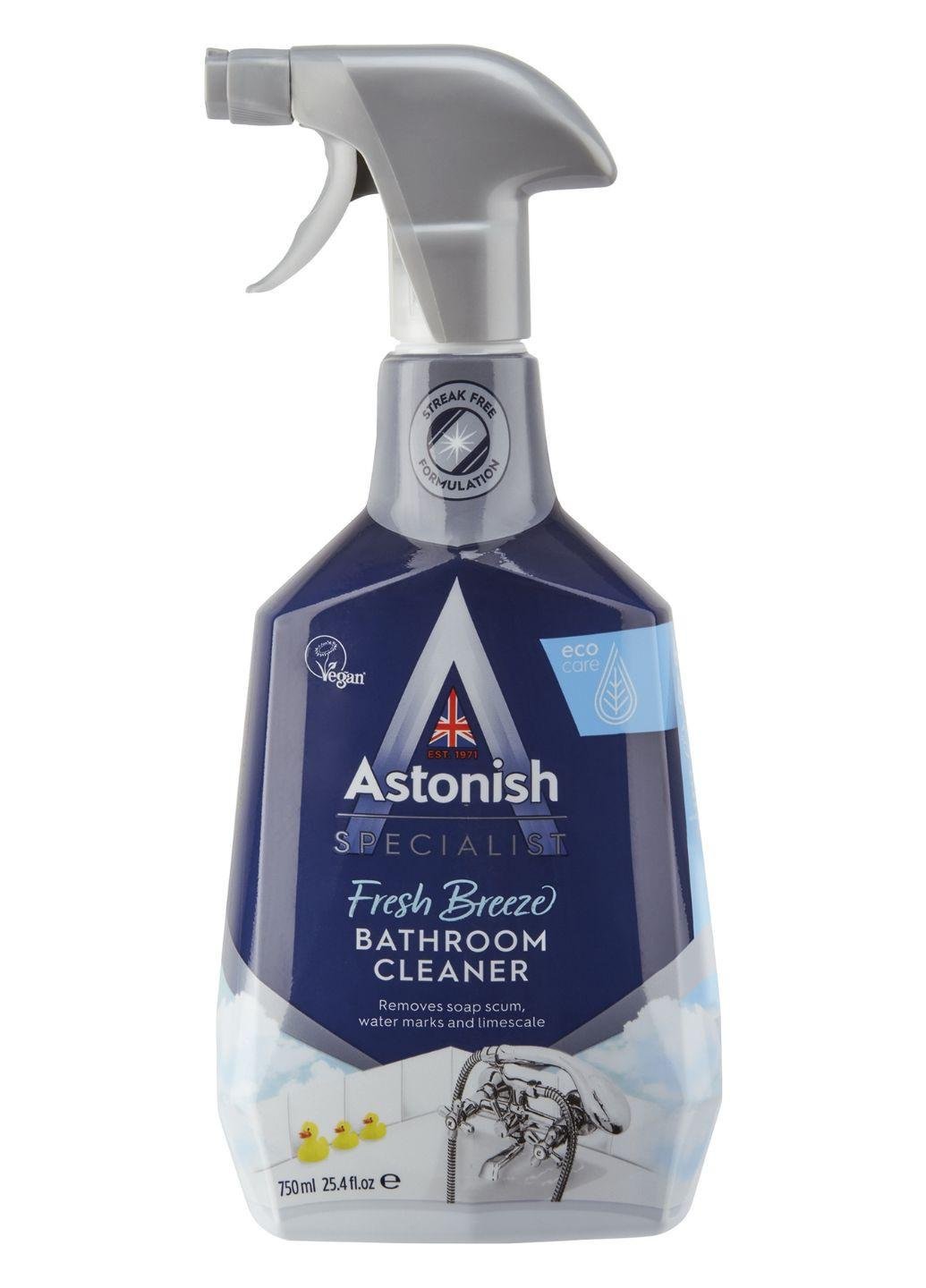 Очищувач для ванної кімнати Astonish Bathroom Cleaner Fresh Breeze 750 мл (Е-01631)