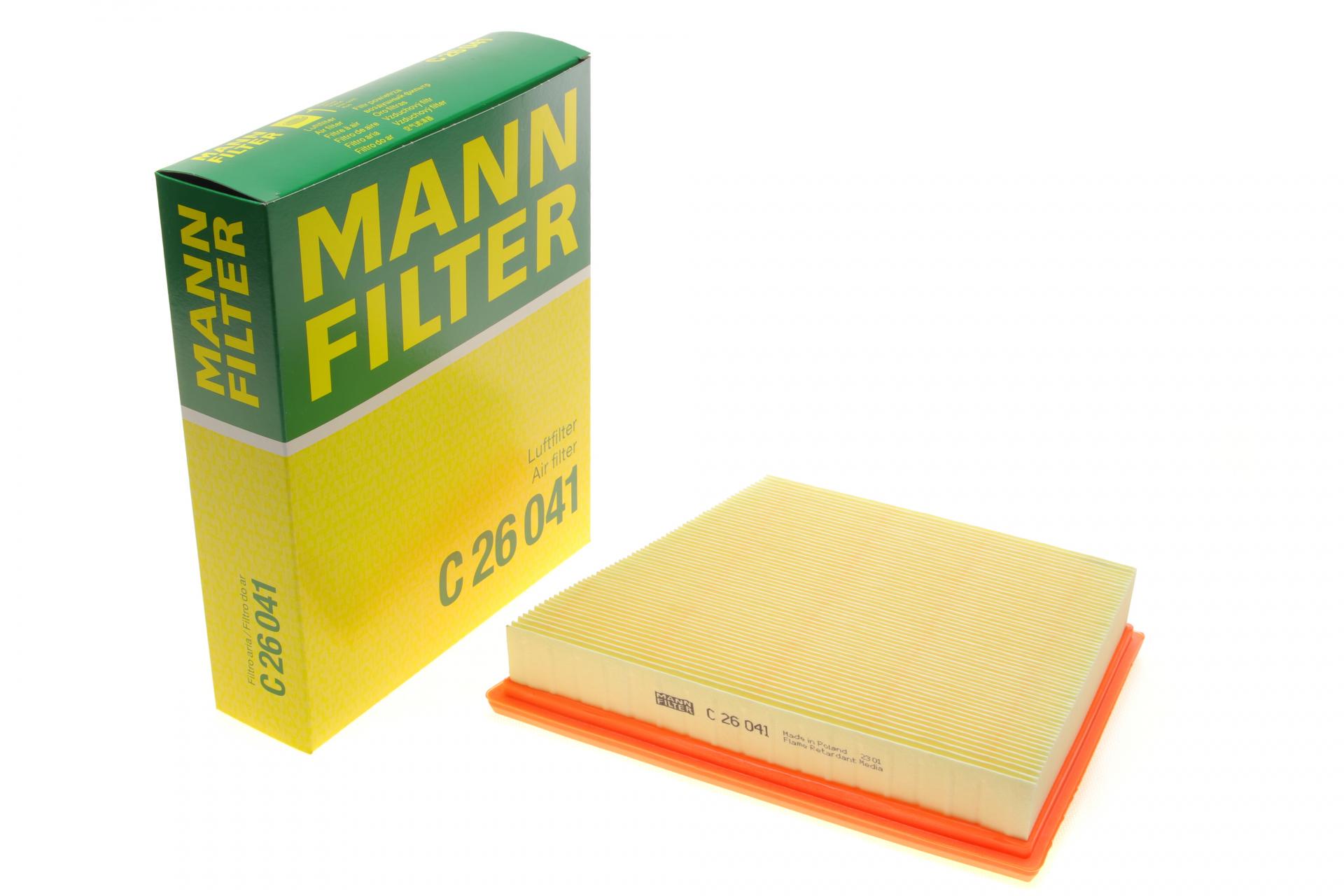Фільтр повітряний Mann-Filter для Land Rover Range Rover Velar 3,0D 17- R- (C 26 041)