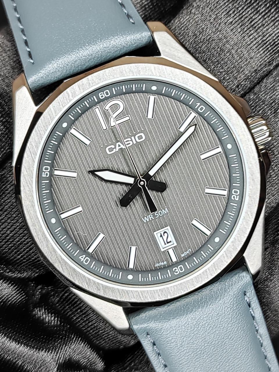 Наручные часы мужские Casio MTP-E725L-8A Timeless Collection со стальным корпусом Серый (2721896047)