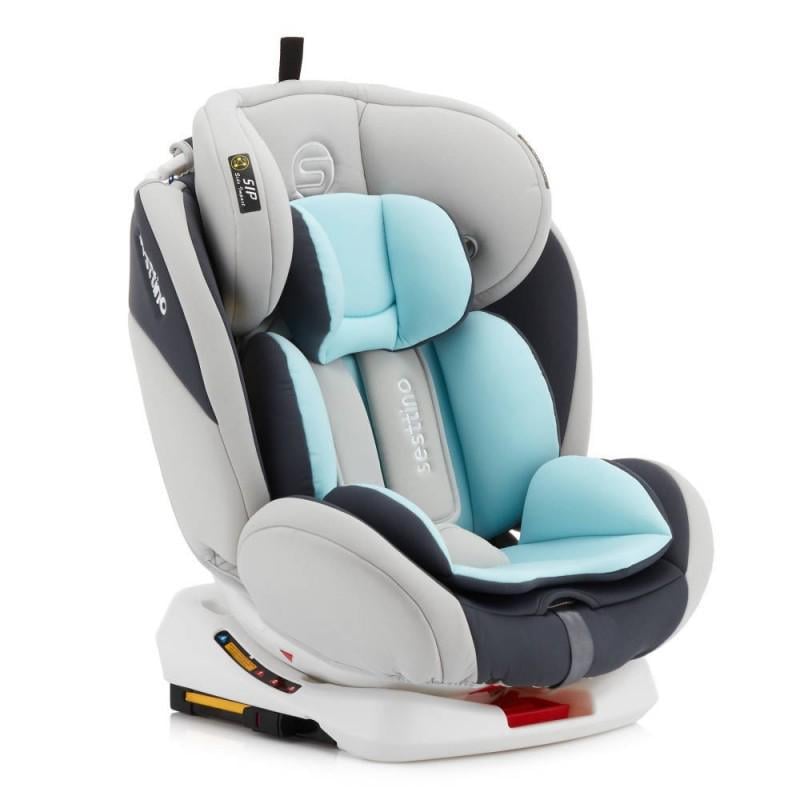 Автокресло Sesttino Oktagon группа 0+/1/2/3 0-36 кг с системой Isofix Голубой/Серый