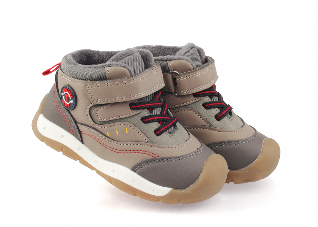 Ботинки осенние для мальчиков 51099 эко кожа р. 25 Хаки-коричневый