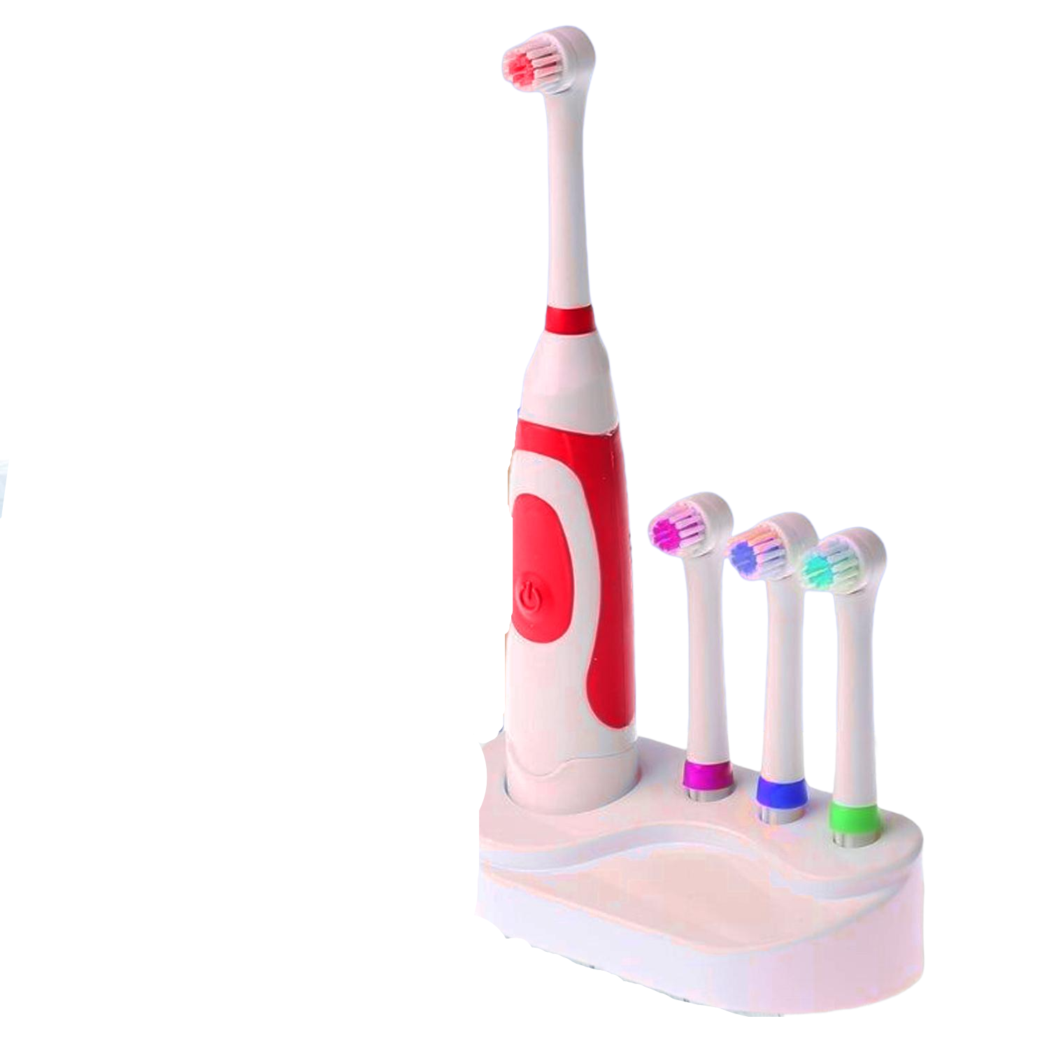 Электрическая зубная щетка ToothBrush-07 4 насадки с подставкой Красный (2888a663)