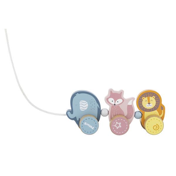 Дерев'яна каталка Viga Toys PolarB Звірята (44023) - фото 2 Дерев'яна каталка Viga Toys PolarB Звірята (44023) - фото 2