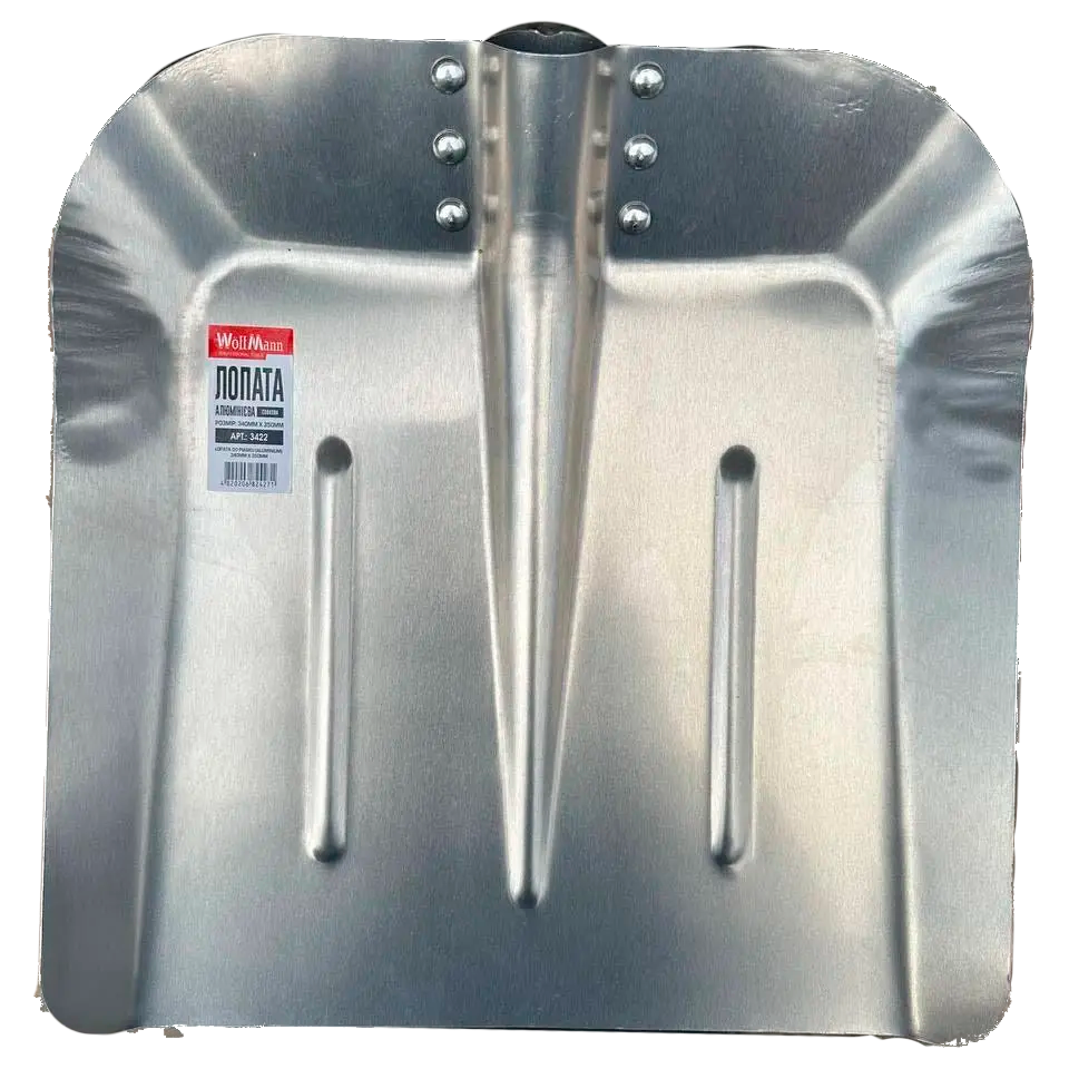 Лопата снег/зерно WoffMann professional tools алюминиевая 340х350 мм (78-33422)