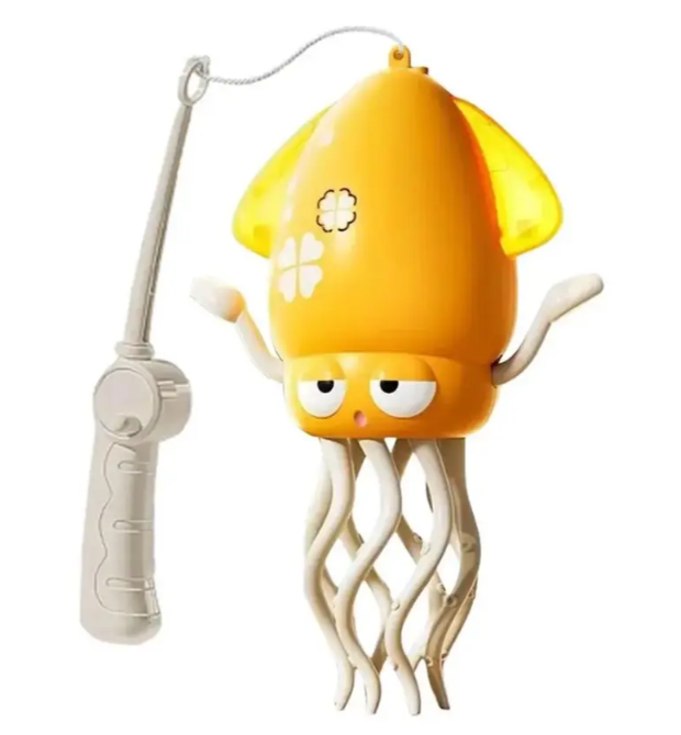 Интерактивная игрушка Осьминог танцующий со звуковыми эффектами Желтый (10378) Интерактивная игрушка Осьминог танцующий со звуковыми эффектами Желтый (10378)