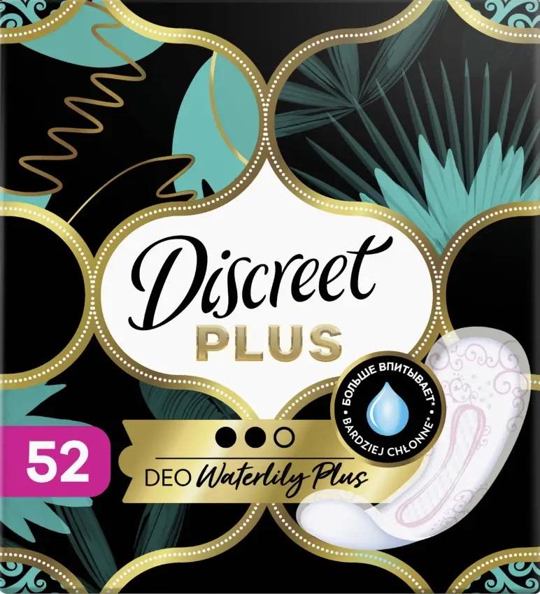 Щоденні гігієнічні прокладки Discreet DEO Waterlily Plus 52 шт