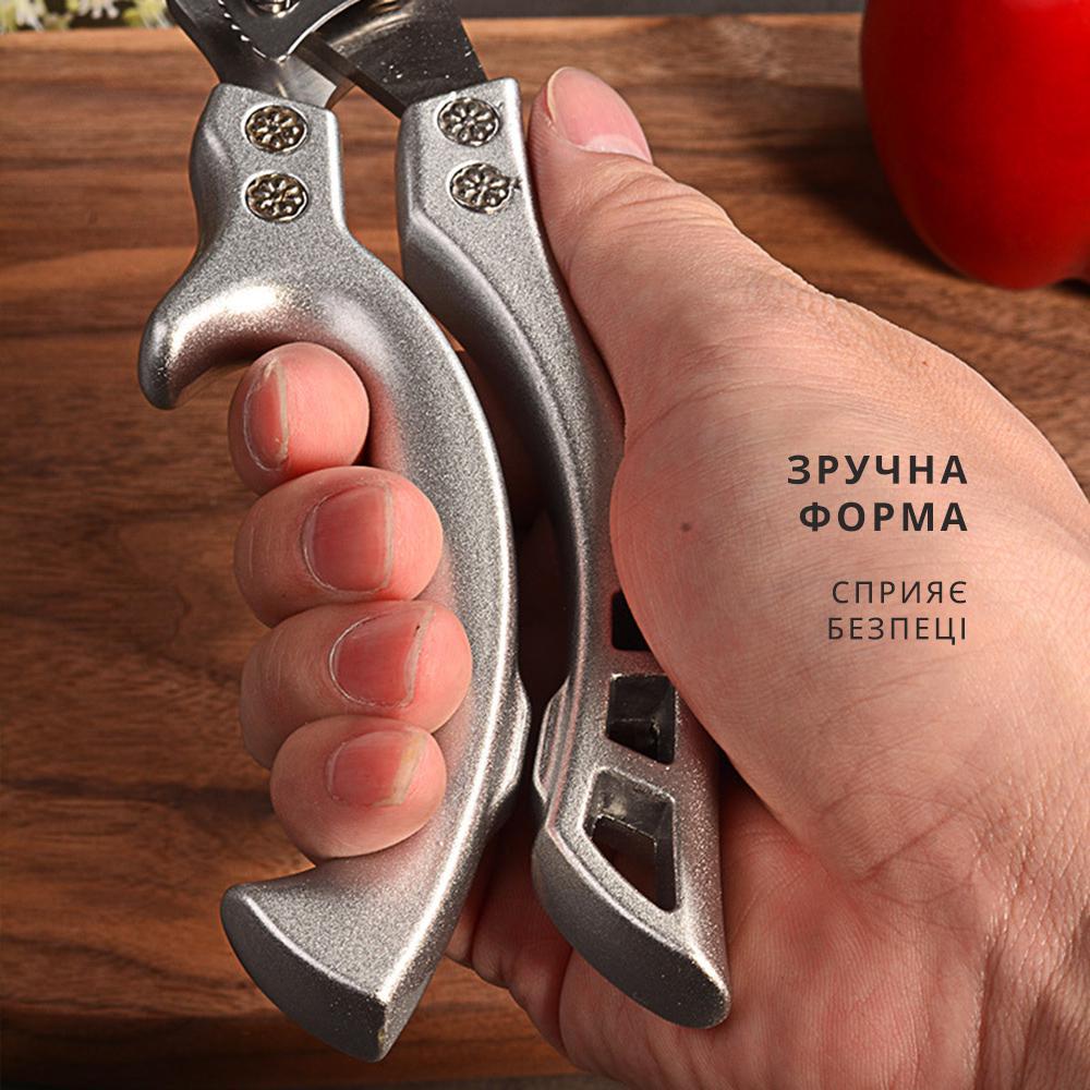 Ножницы кухонные для рыбы/зелени/птицы/курицы/пиццы срез 90 мм (18499066) - фото 5