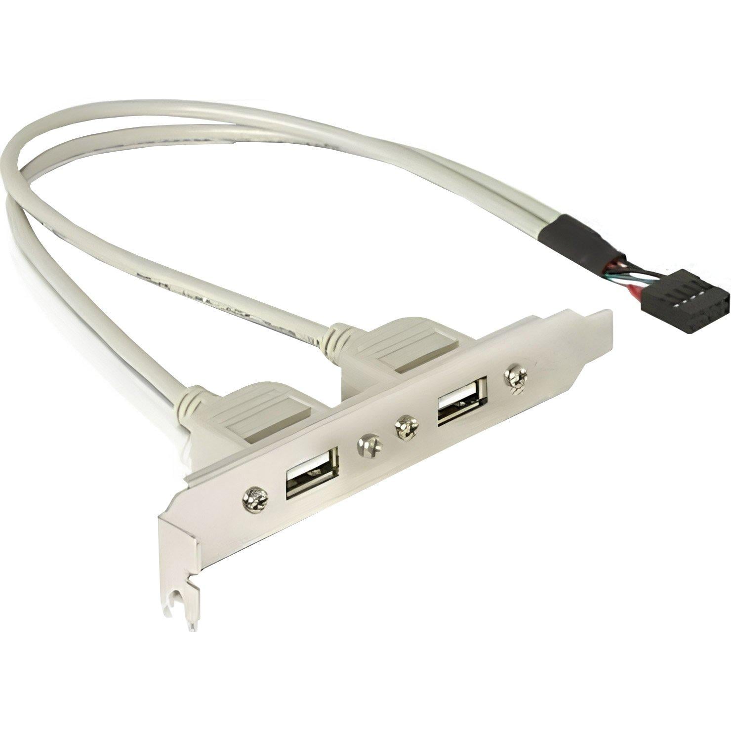 Планка расширения Value 9-pin Header to 2xUSB 2.0 (B00103)