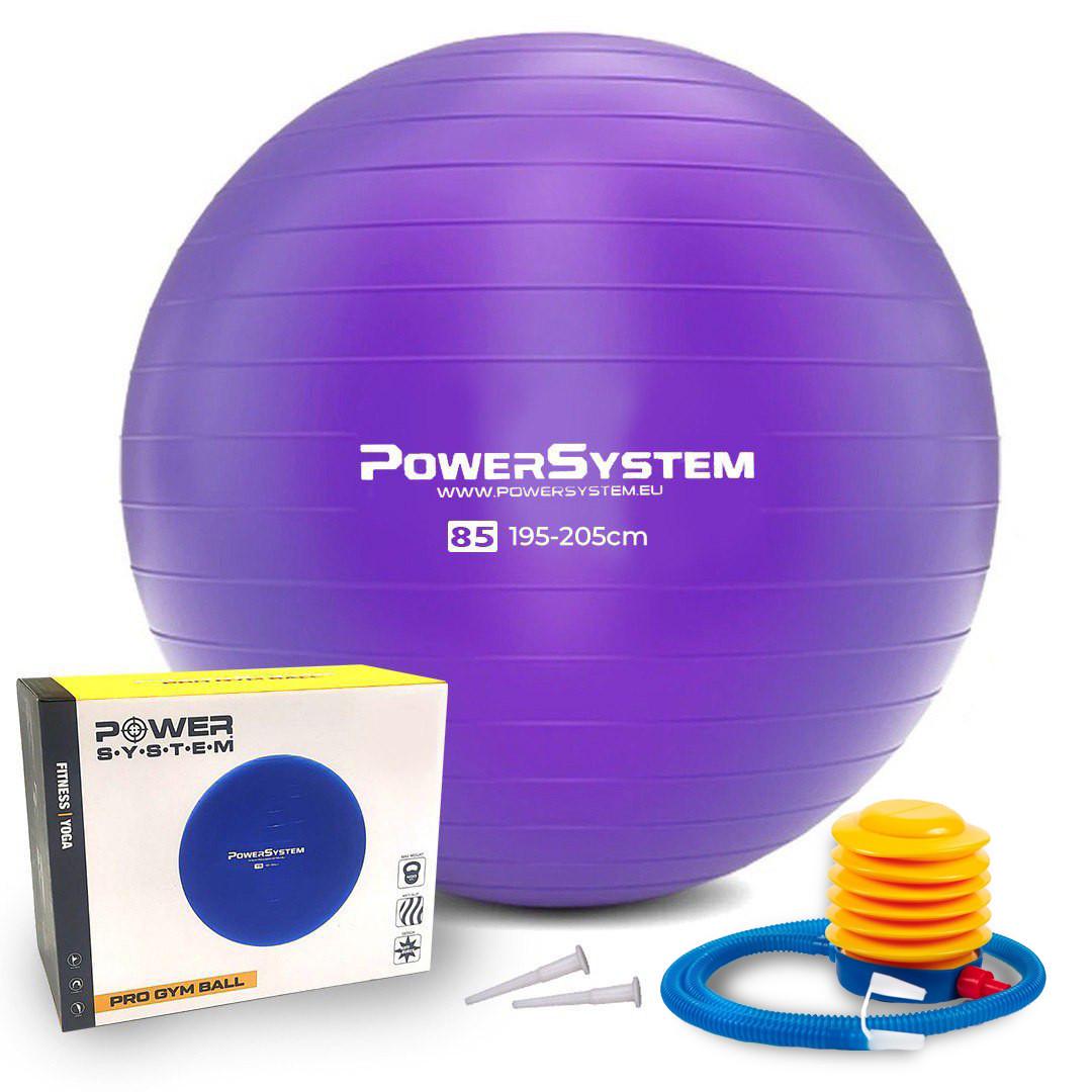 Мяч для фитнеса Power System PS-4018 PRO Gymball Ø 85 см Purple (3070020348)