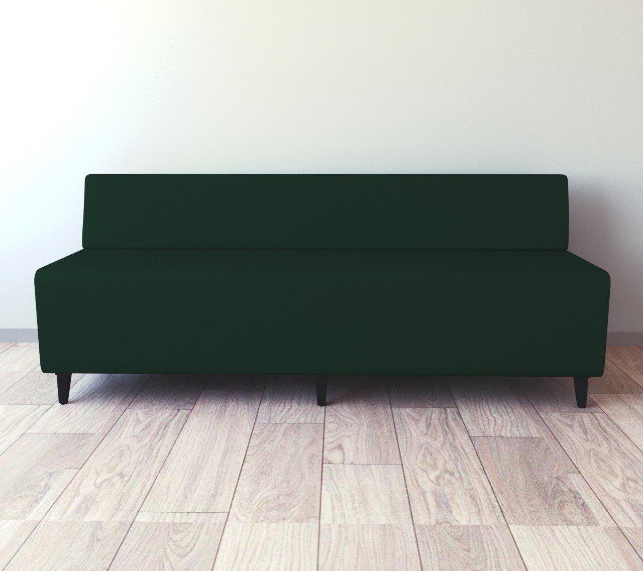 Диван офісний прямий Tobi Sho Атрей без підлокітників 1800х700х750 мм шкірзам Темно-зелений (2226) - фото 2 Диван офісний прямий Tobi Sho Атрей без підлокітників 1800х700х750 мм шкірзам Темно-зелений (2226) - фото 2