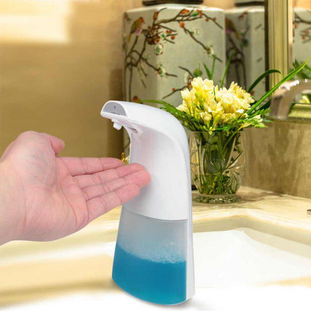 Бесконтактный дозатор для мыла Auto Foaming Soap Dispenser 300 мл Белый - фото 2