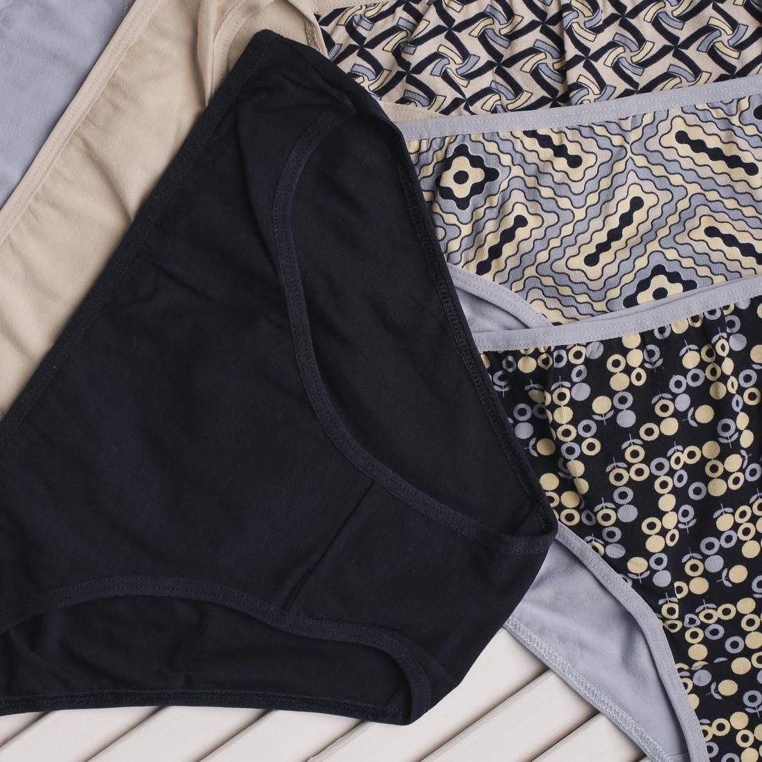 Набор женских трусиков Nicoletta слипы 2XL 7 шт. Разноцветный (5290) - фото 2 Набор женских трусиков Nicoletta слипы 2XL 7 шт. Разноцветный (5290) - фото 2