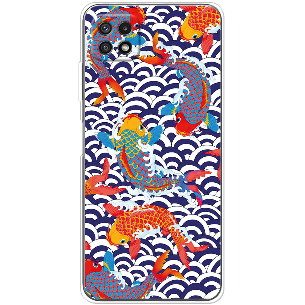 Чохол BoxFace Samsung Galaxy A22 5G (A226) Koi Fish Прозорий силікон (44332-up2477-44332)