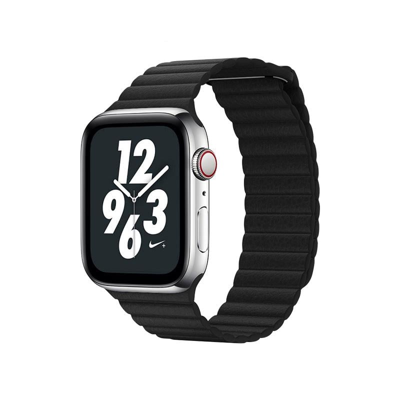 Ремешок для Apple Watch Coteetci W7 Leather Magnet 38 мм/40 мм (WH5205-BK)