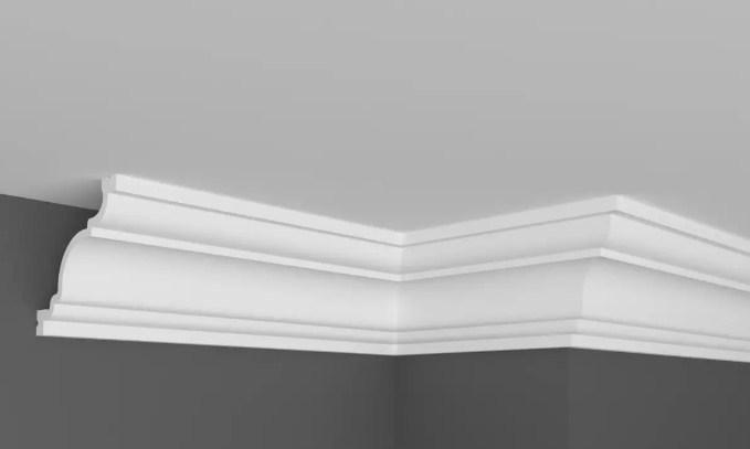 Карниз с гладким профилем Grand decor KH 918 65x70 мм 2000 мм (12369487)