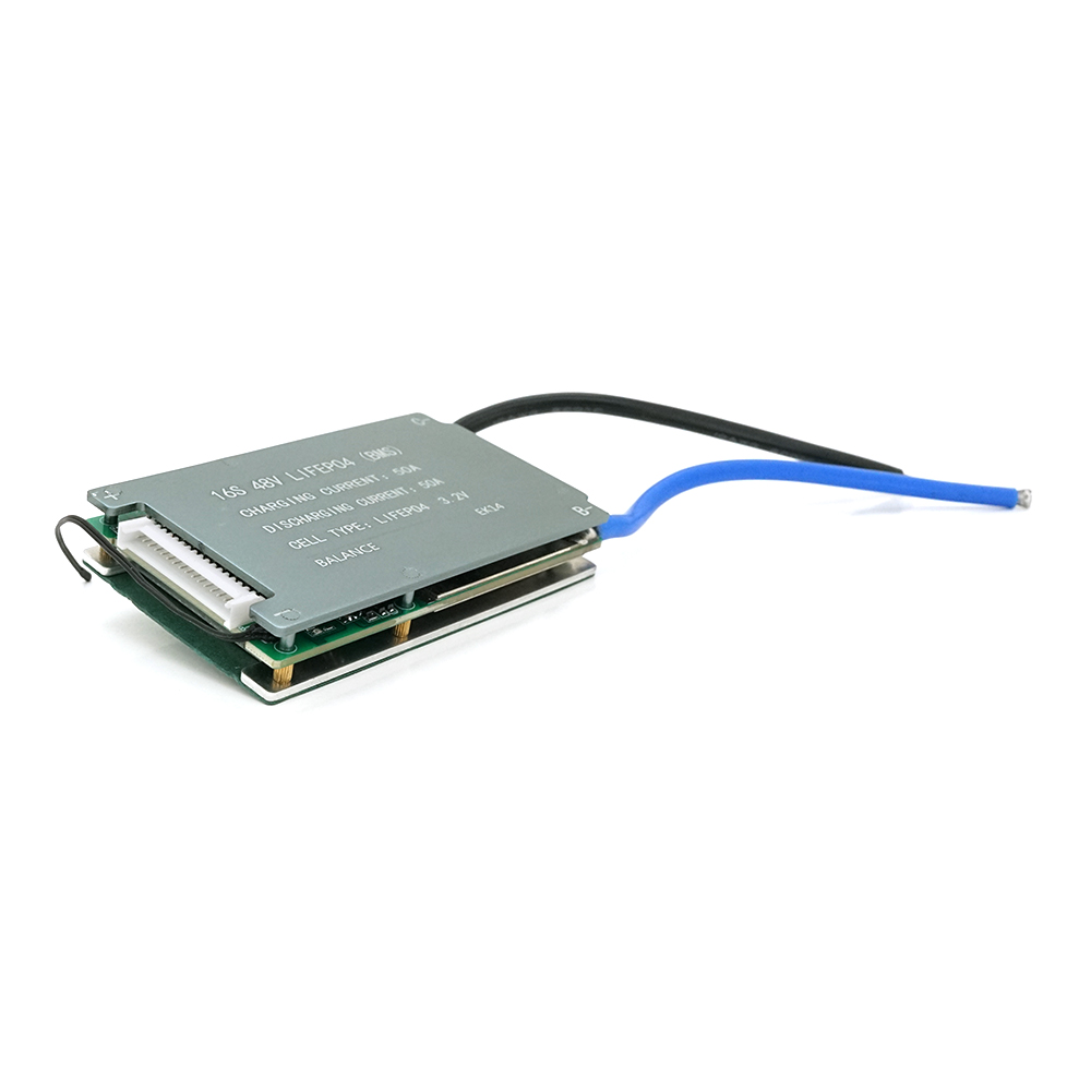 Плата BMS Leiba LiFePo4 48V 16S 50A с радиатором для электромобилей (33933)