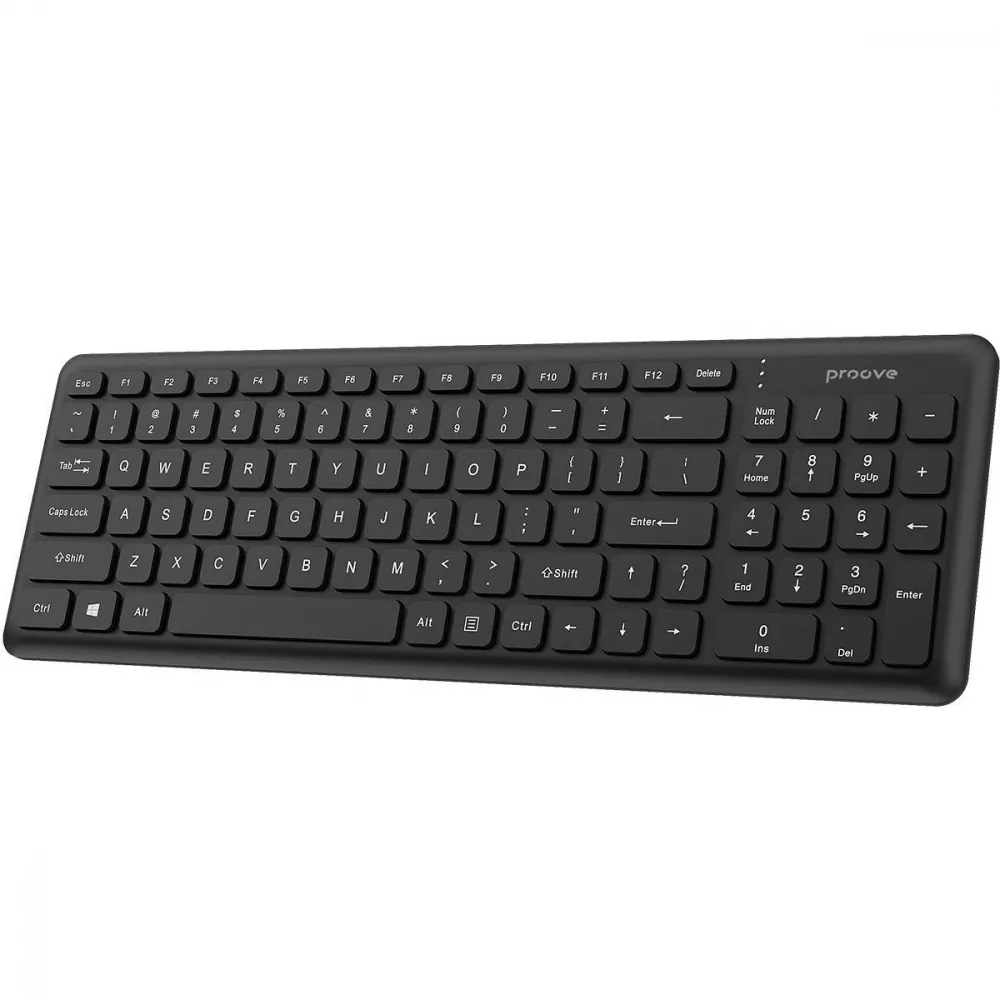 Клавиатура беспроводная Proove Classic Code 96 кнопок 10 м 1xAAA Black (784780463)