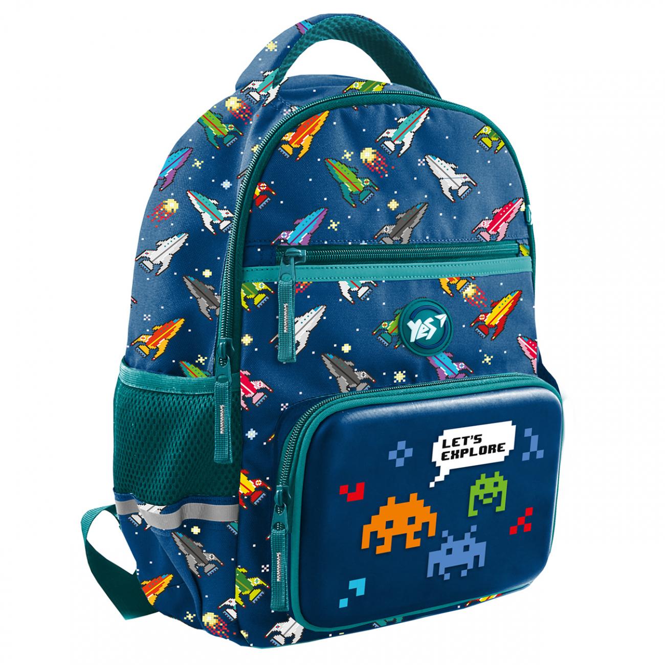 Рюкзак школьный YES К-36 Let’s explore (558531)