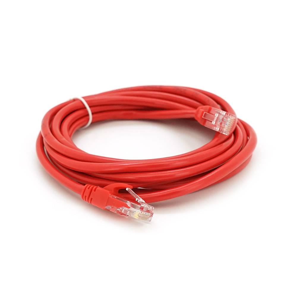Патч-корд литий Ritar UTP RJ45 Cat,5e 5 м Cu мідь Червоний Патч-корд литий Ritar UTP RJ45 Cat,5e 5 м Cu мідь Червоний