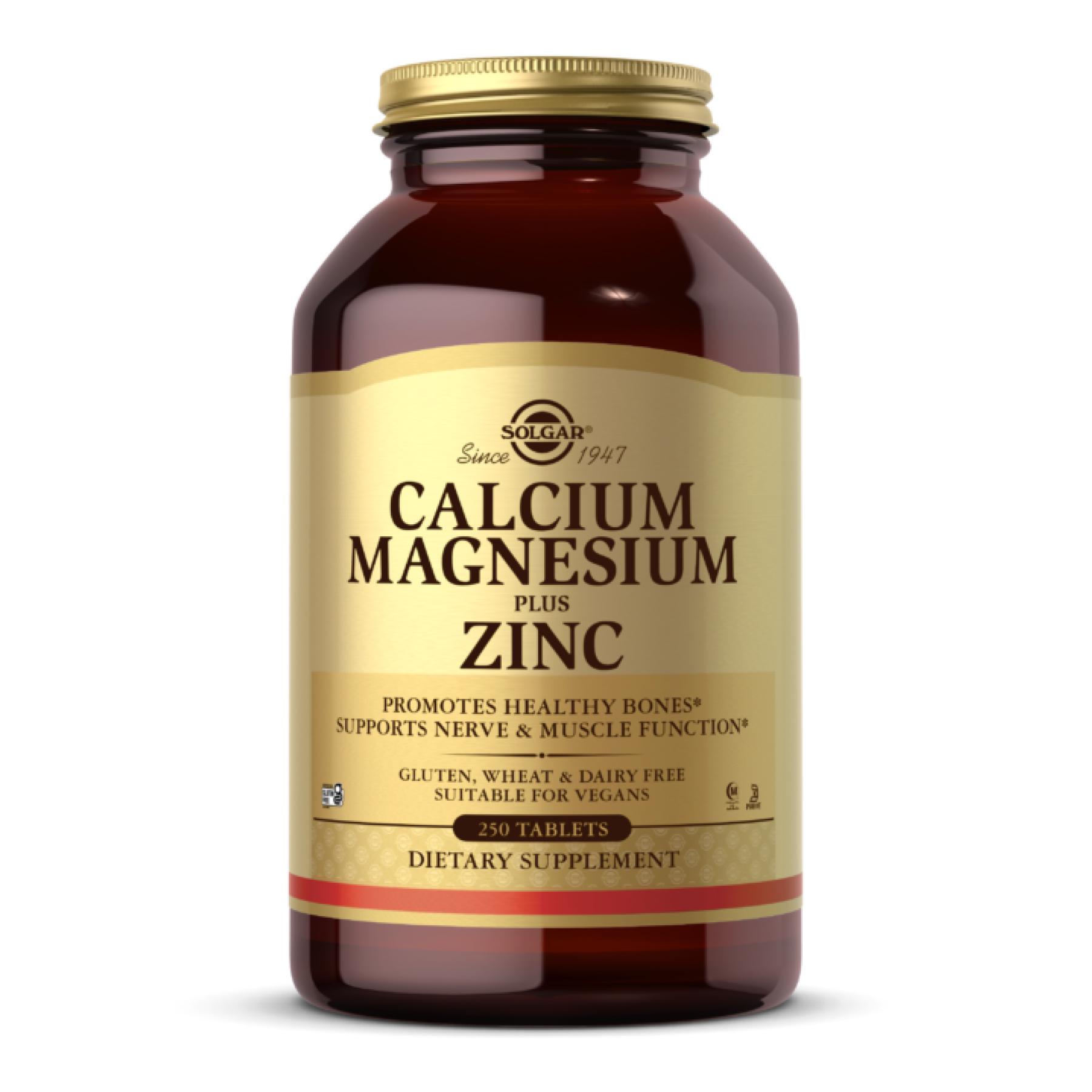 Кальций Магний Цинк Solgar Calcium Magnesium Plus Zinc 250 табл.