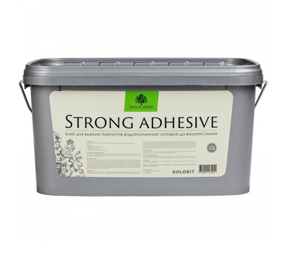 Клей для тяжелых покрытий Kolorit Strong Adhesive 10 л (1797885669)