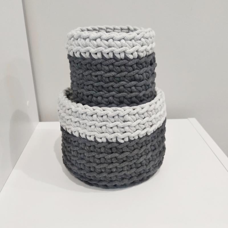 Набор корзинок органайзеров ручной работы (23594-Нов)