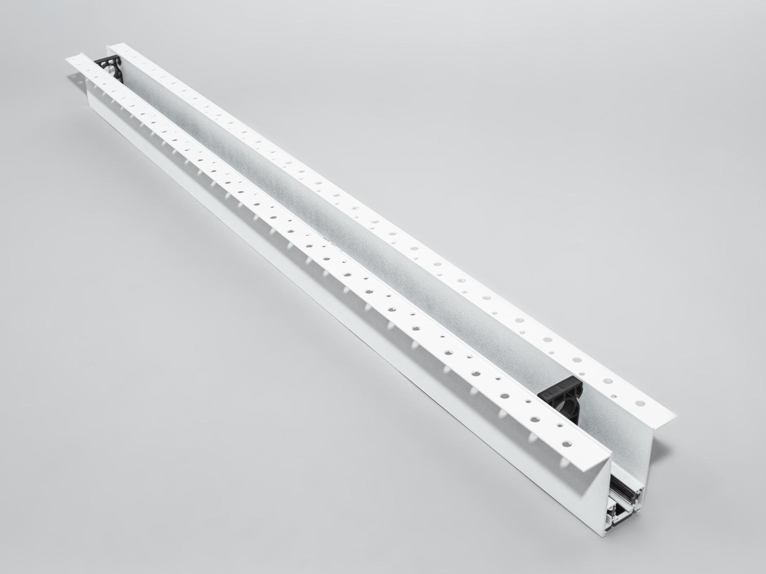 Рейлинг-шинопровод для магнитной трековой системы для скрытой установки 1 м (QY-CX101W-35-1M-WH) - фото 2 Рейлинг-шинопровод для магнитной трековой системы для скрытой установки 1 м (QY-CX101W-35-1M-WH) - фото 2